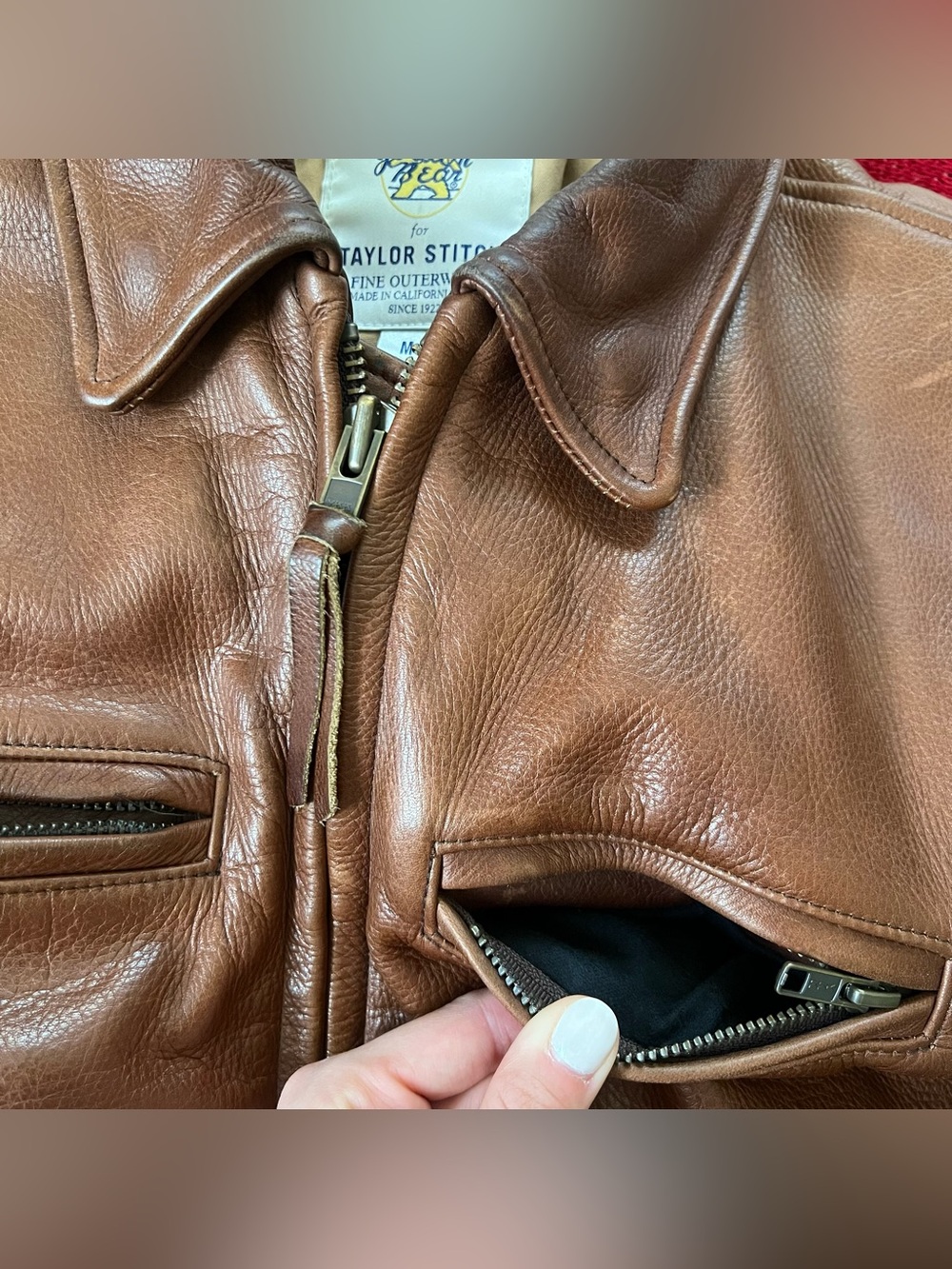 Taylor Stitch Leather Moto Jacket - Picture 8 of 16
